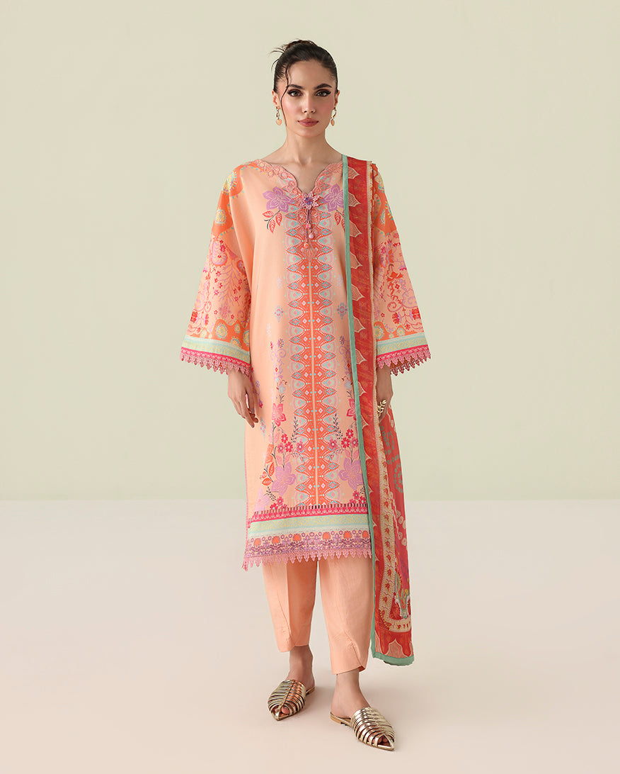 Roheenaz | Rosette Lawn | Warm Horizon