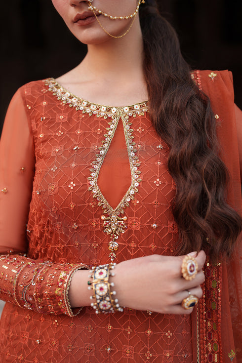 Naqshi | Kiraz Chiffon Collection | Tehzeen