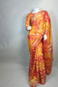 Vibrant Orange Saree