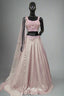Elegant blush pink lehenga with intricate embroidery