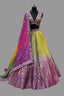 Stunning multishade zari-woven Banarasi lehenga