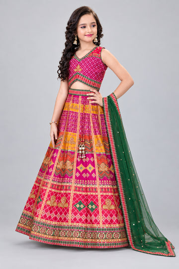 Classy multicolor lehenga