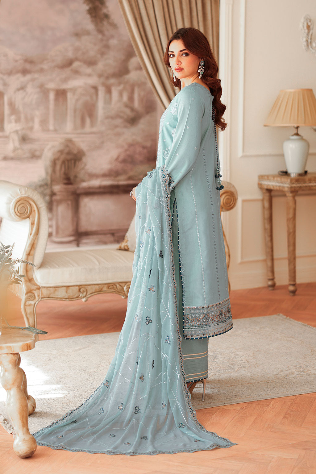 Ramsha | Aangan Luxury Raw silk | AA-204