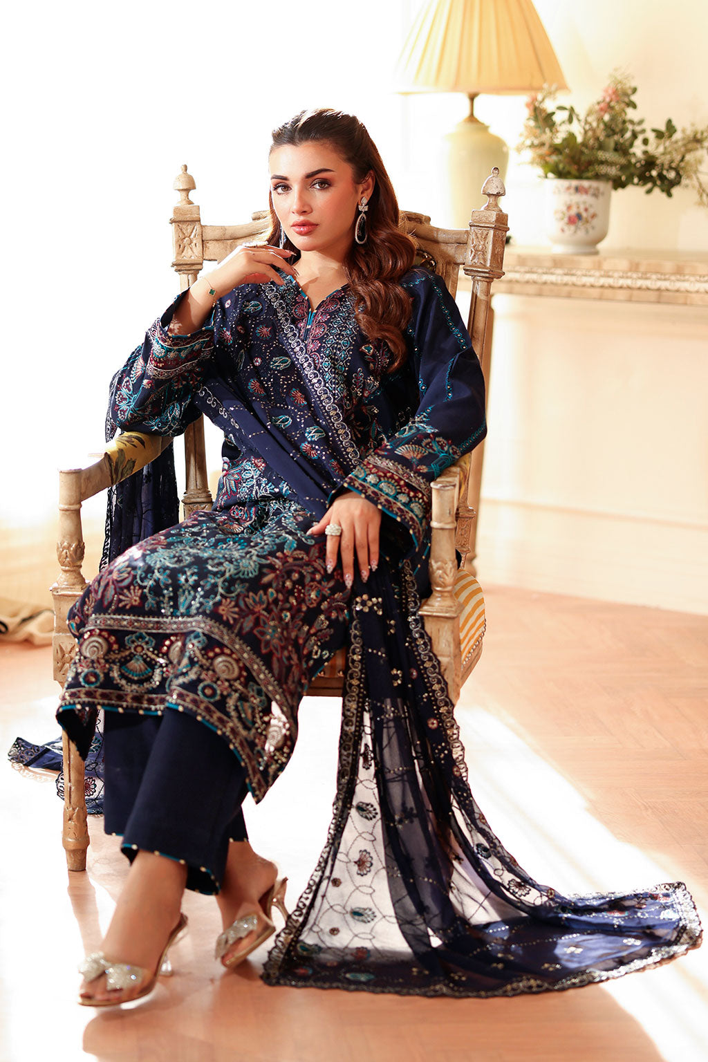 Ramsha | Aangan Luxury Raw silk | AA-201