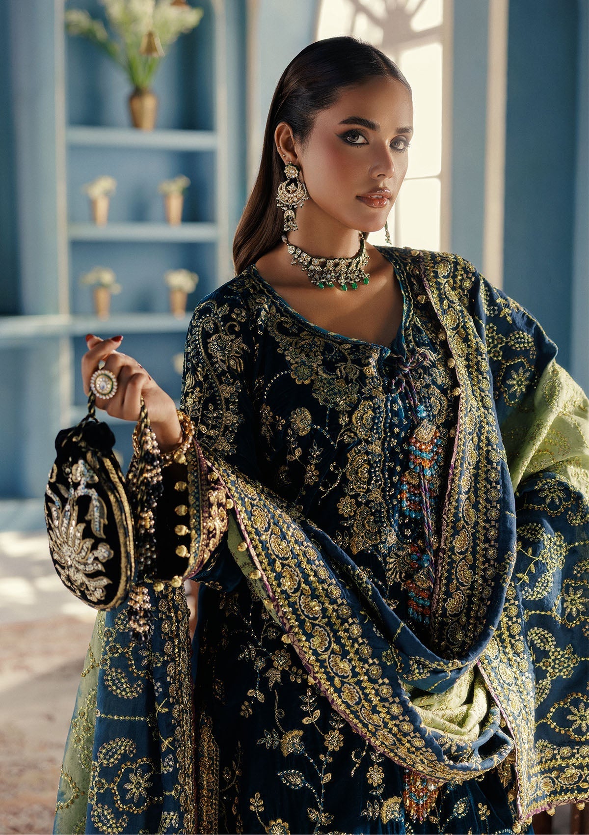 Aik Atelier | Udaipur Velvet 25 | LOOK 08