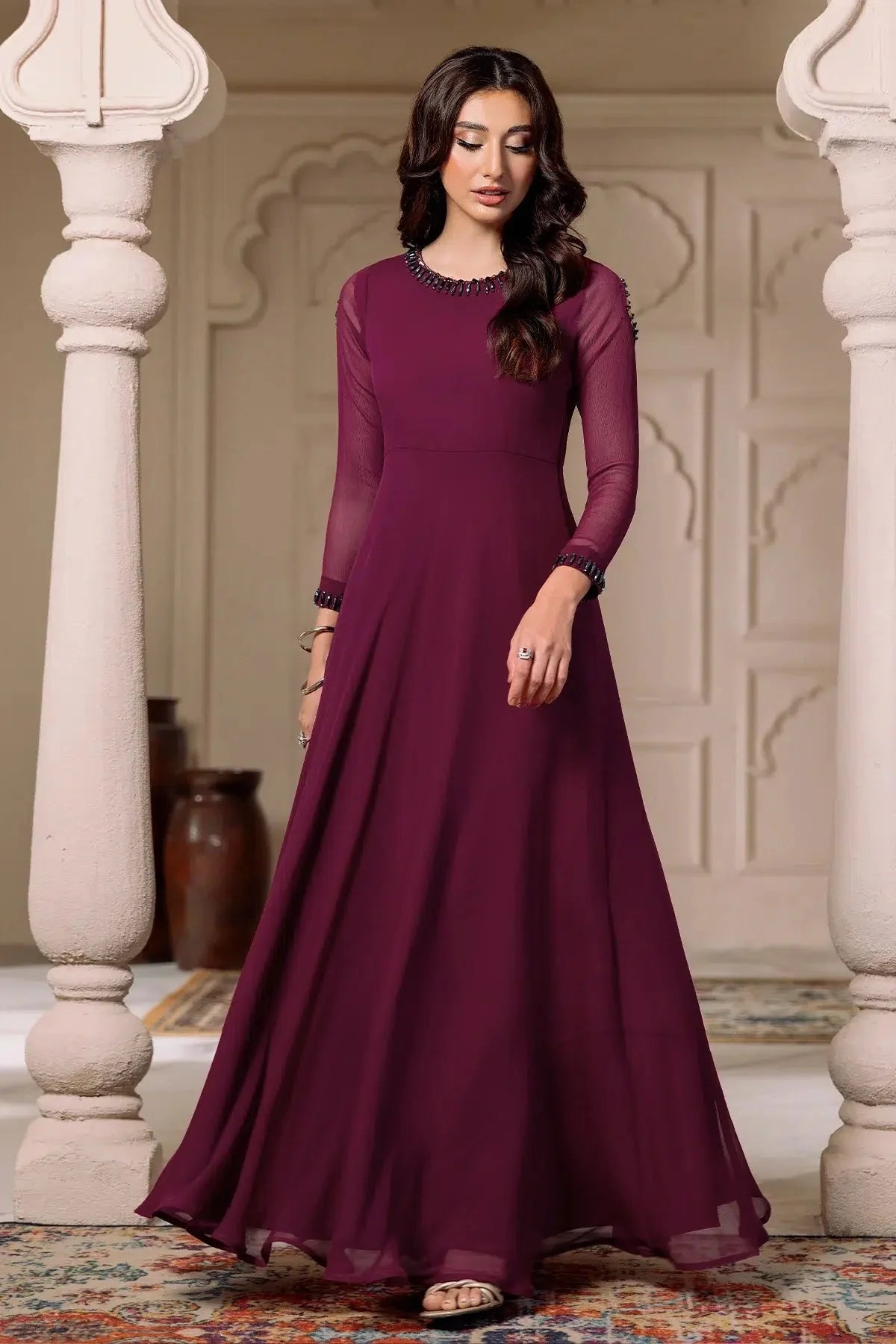 Alizeh | Formals Collection | Magenta 3 piece - RTW1013