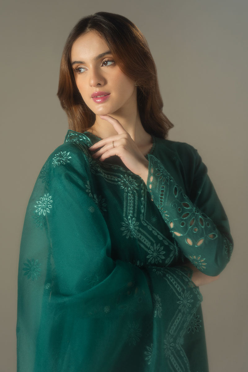 Cross Stitch | Chikankari Lawn 25 | VERDENT FLORA