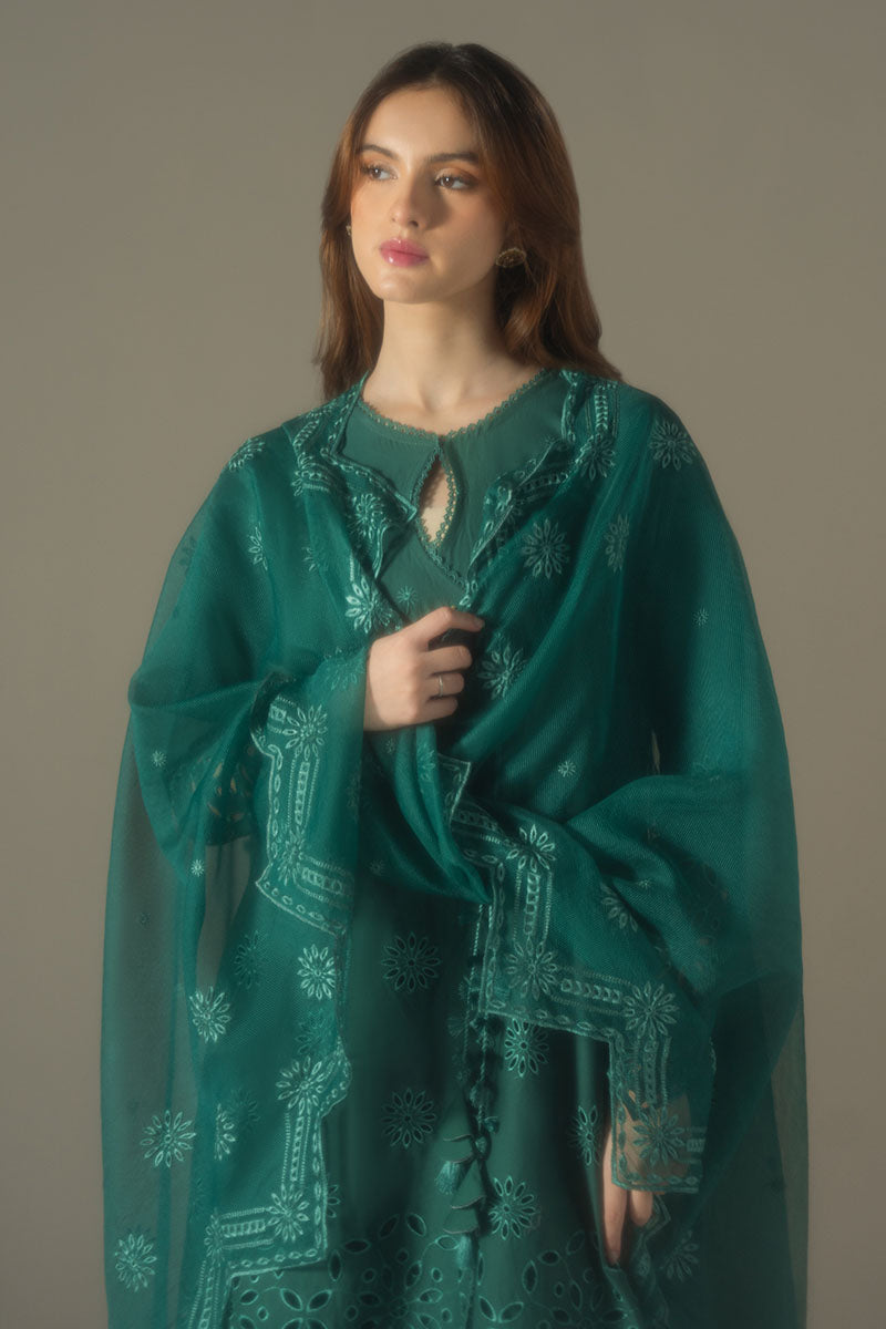 Cross Stitch | Chikankari Lawn 25 | VERDENT FLORA