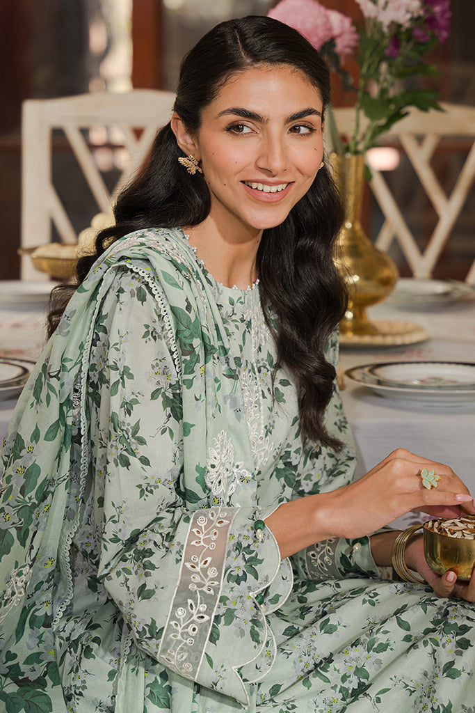 Cross Stitch | Eid Lawn 24 | SAGE SILT