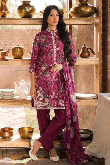 Cross Stitch | Eid Lawn 24 | IRIS MAUVE