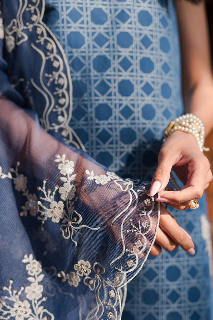 Cross Stitch | Eid Lawn 24 | ANTIQUE ROYAL