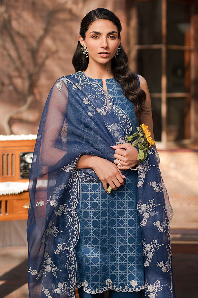 Cross Stitch | Eid Lawn 24 | ANTIQUE ROYAL