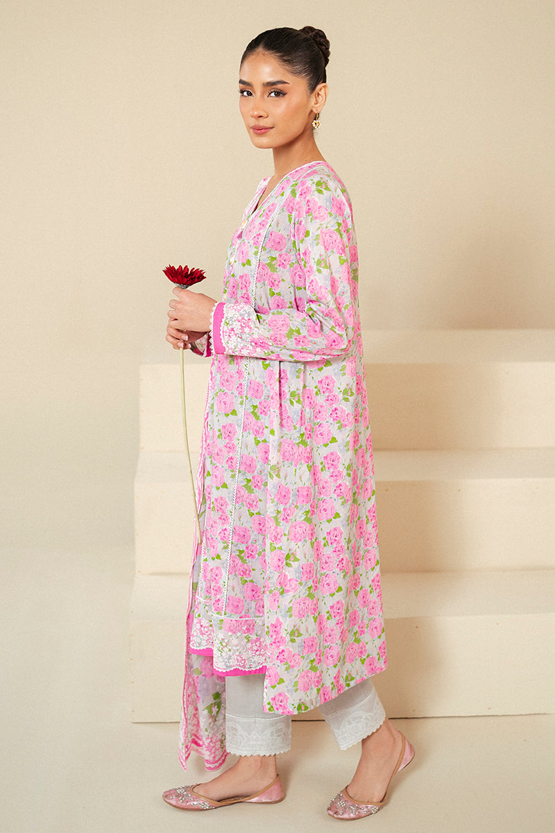 Cross Stitch | Daily Lawn 24 | FLORAL WIND-3 PIECE LAWN SUIT