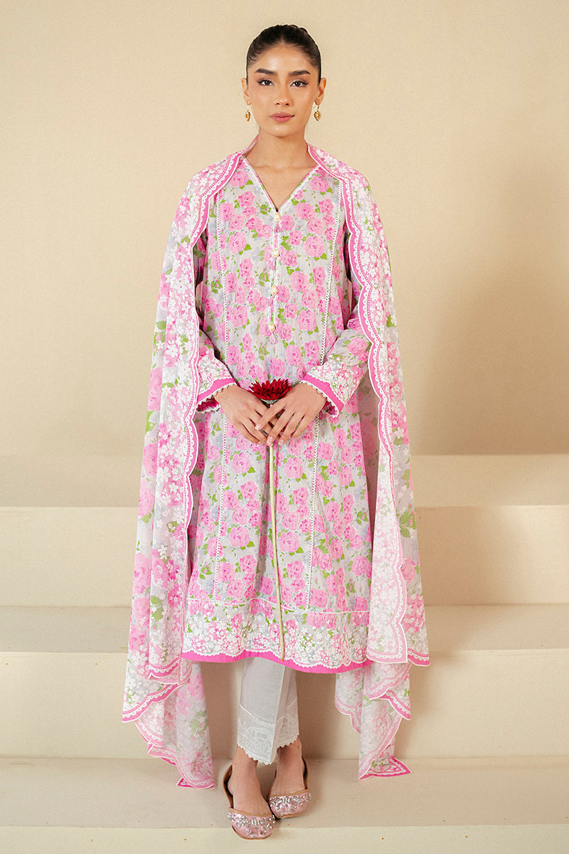 Cross Stitch | Daily Lawn 24 | FLORAL WIND-3 PIECE LAWN SUIT