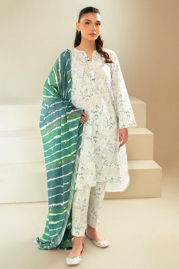 Cross Stitch | Daily Lawn 24 | LAUREL MINT-3 PIECE LAWN SUIT