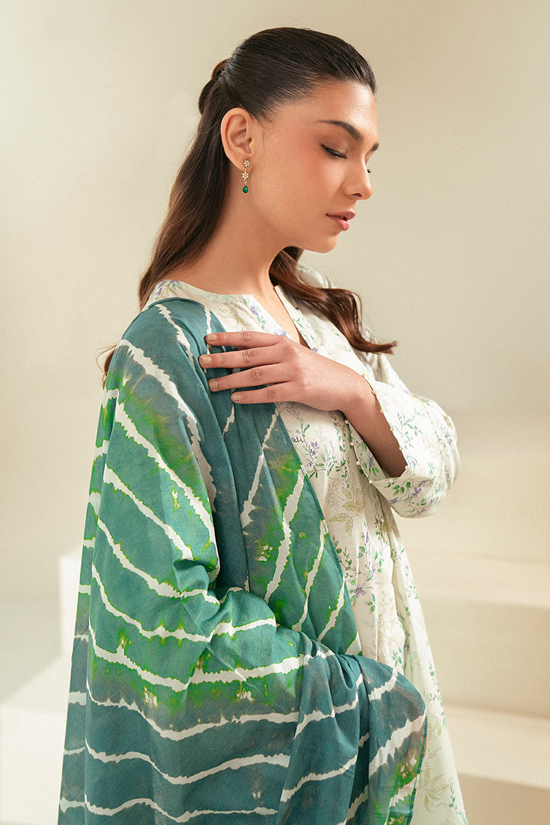 Cross Stitch | Daily Lawn 24 | LAUREL MINT-3 PIECE LAWN SUIT
