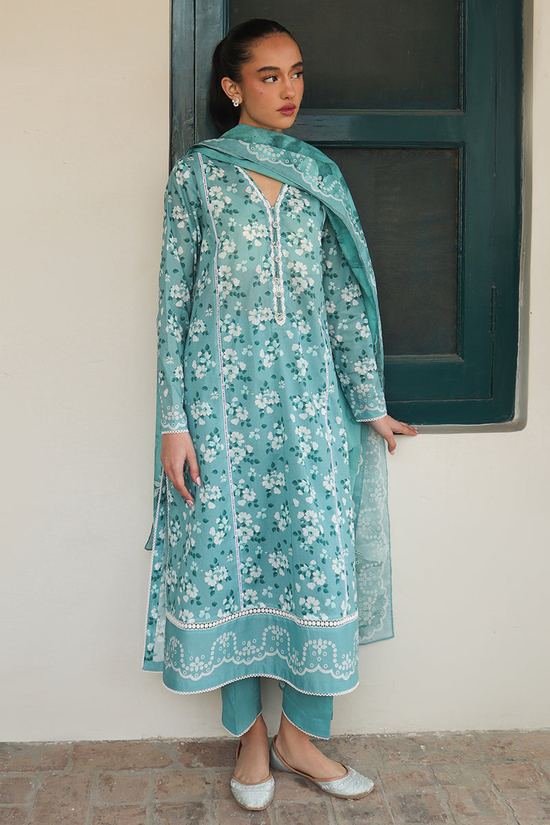 Cross Stitch | Printed Lawn | BLUE CHARM