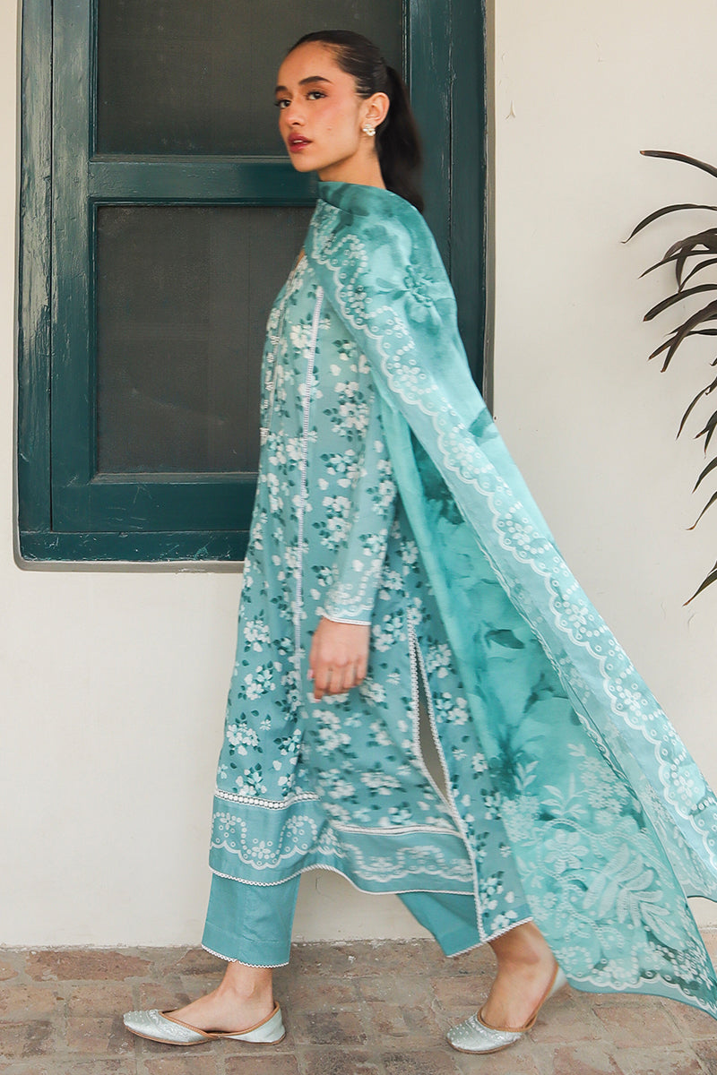 Cross Stitch | Printed Lawn | BLUE CHARM