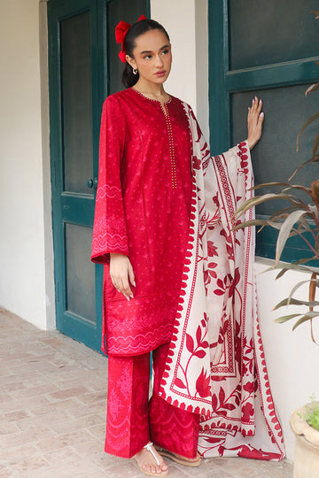 Cross Stitch | Printed Lawn | SCARLET SAGE