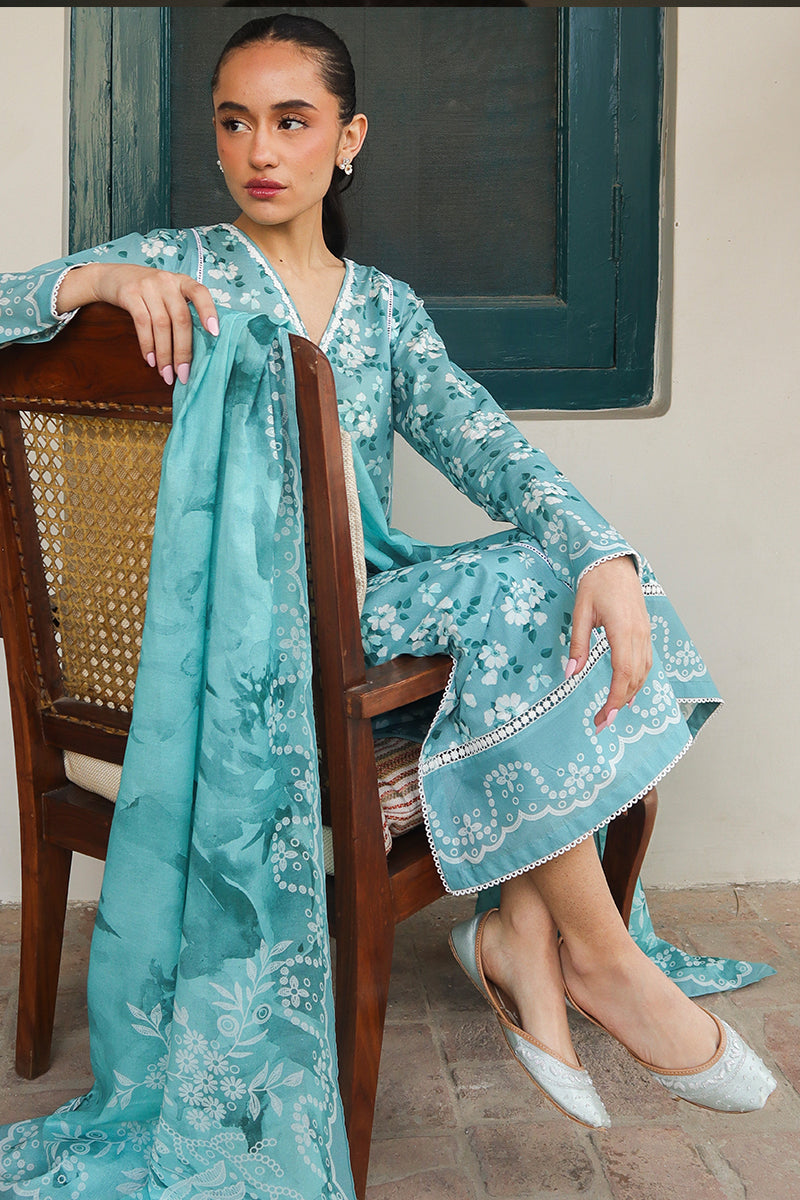 Cross Stitch | Printed Lawn | BLUE CHARM