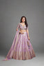 Lavender lehenga dazzles with delicate sequin