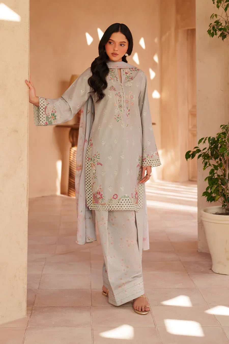 Iznik | Festive Lawn '26 | EL-12 Embroidered Lawn