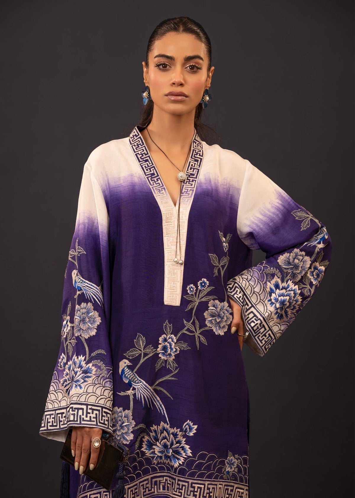 Mahgul | Emerald Hill Formals | Floral Ink