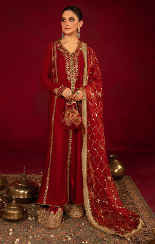 Maya | Raazi Velvet 24 | IMROZ - by - Libasekhas UK - Registered Vendor of : Maya - 100% Original Designer Dresss