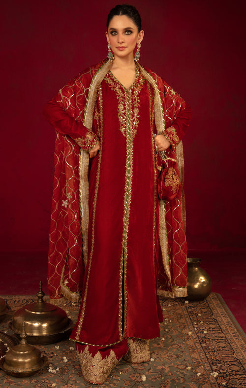 Maya | Raazi Velvet 24 | IMROZ - by - Libasekhas UK - Registered Vendor of : Maya - 100% Original Designer Dresss
