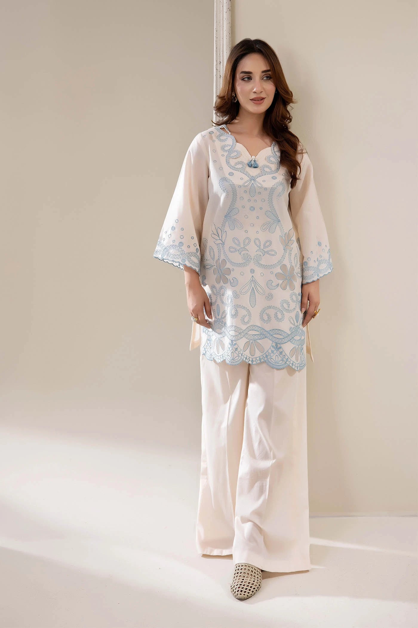 Adans Libas | Embrodiered Co Ord Sets | 4069