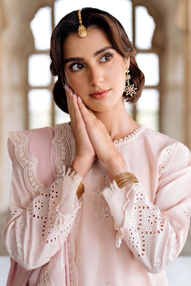 Cross Stitch | Eid Lawn Edit 25 | PEACH BLUSH