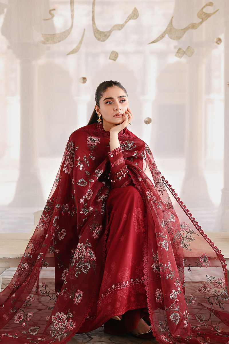 Cross Stitch | Eid Lawn 26 | ROUGE FLARE