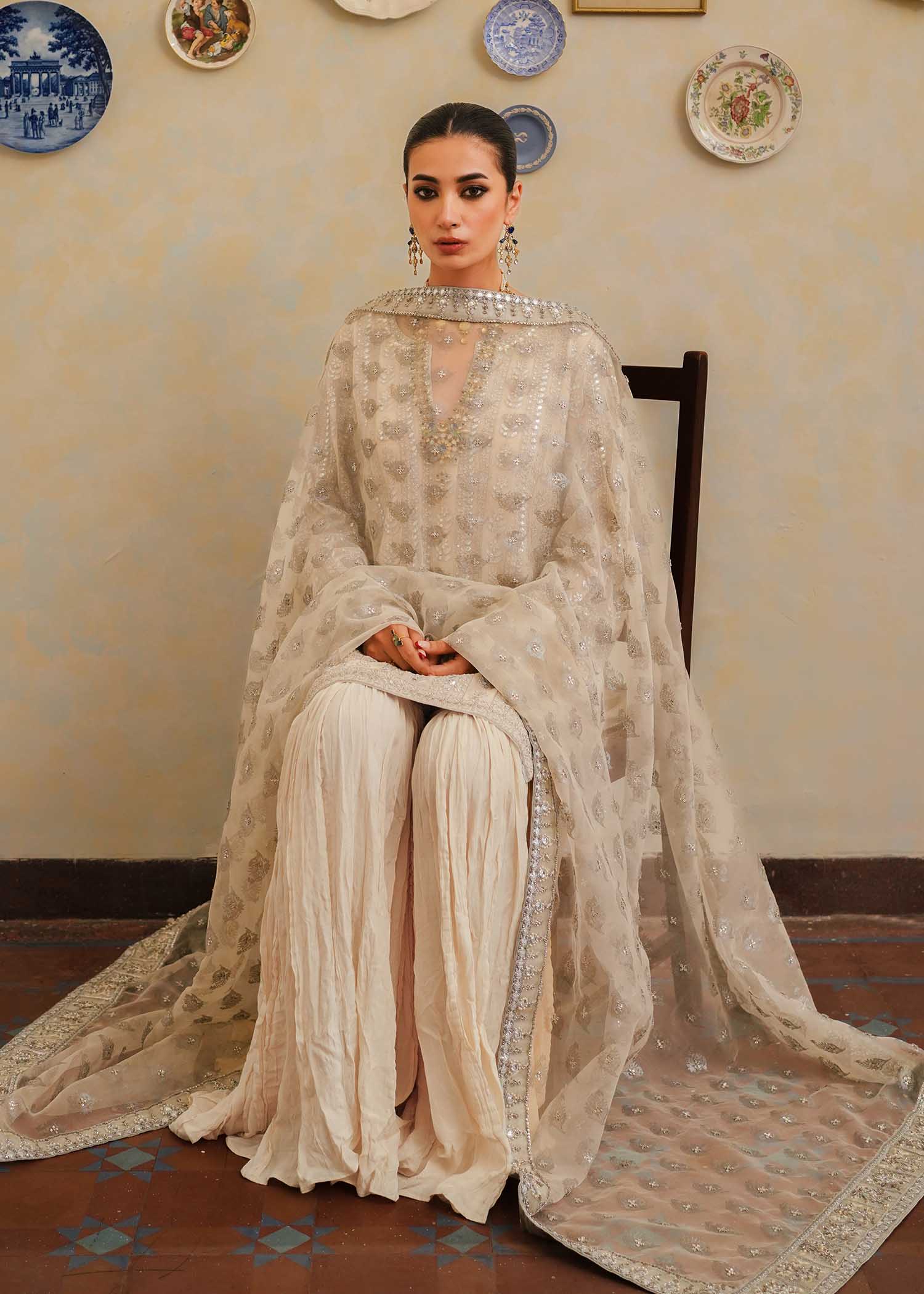 Mahgul | Eid Edit 2024 | Crushed Silver