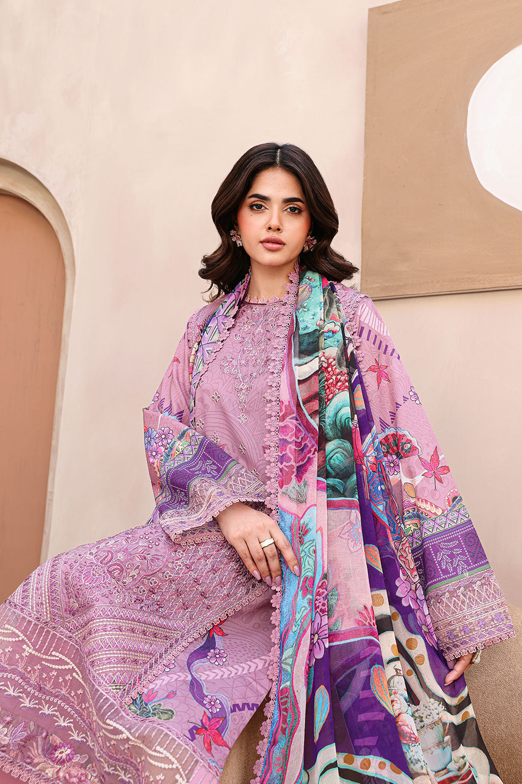 Ramsha | Mashaal Luxury Lawn | L-1508