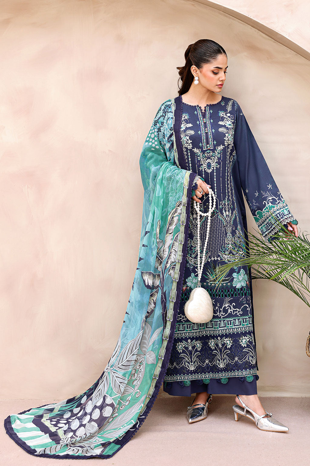 Ramsha | Mashaal Luxury Lawn | L-1501