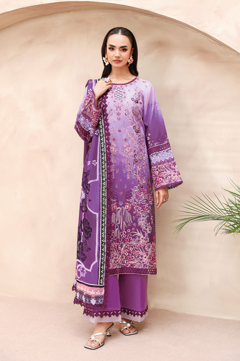 Ramsha | Mashaal Luxury Lawn | L-1502
