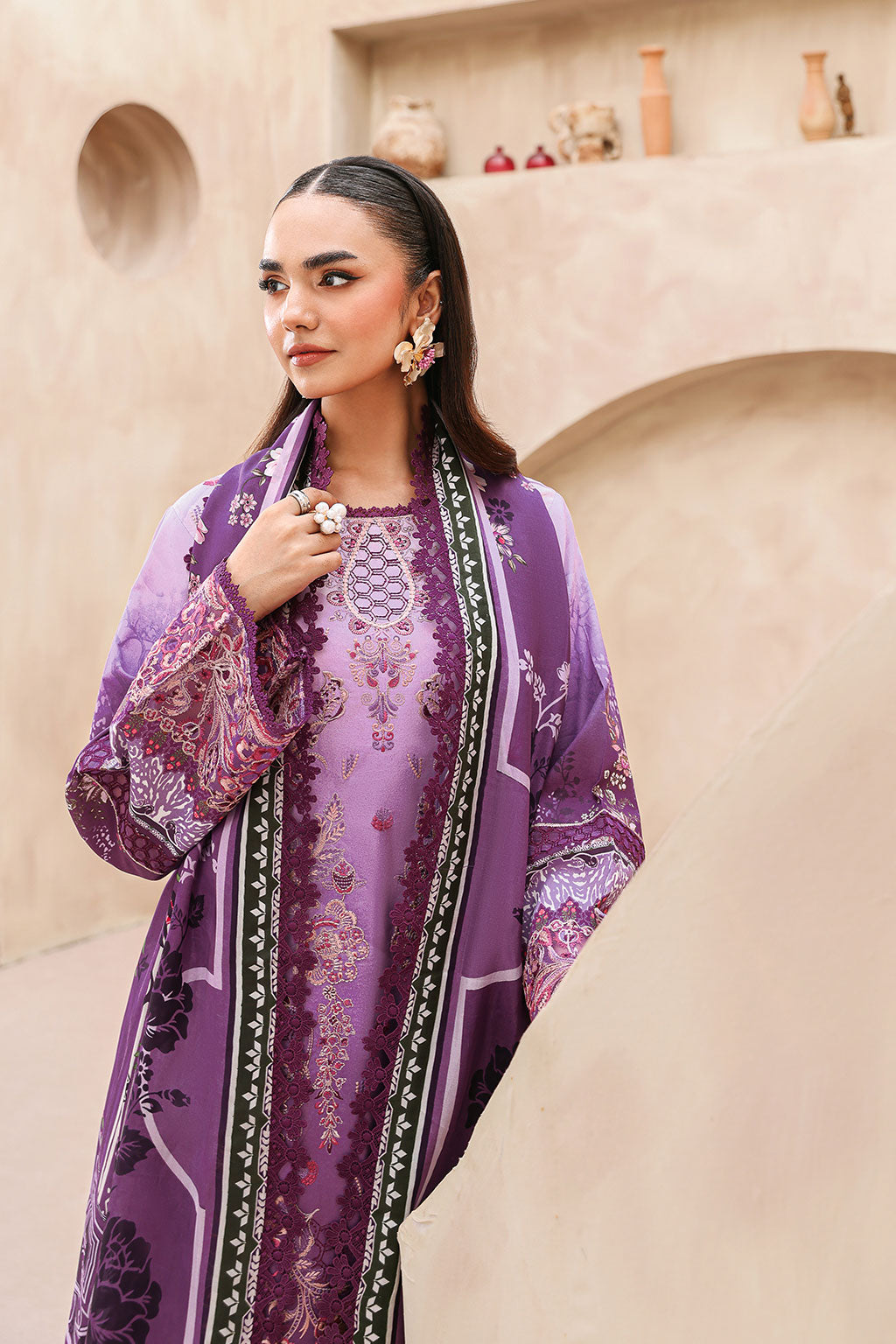 Ramsha | Mashaal Luxury Lawn | L-1502