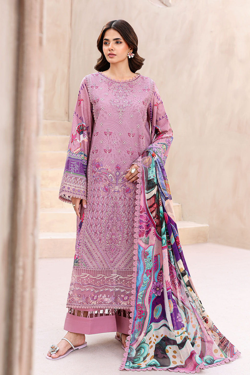 Ramsha | Mashaal Luxury Lawn | L-1508