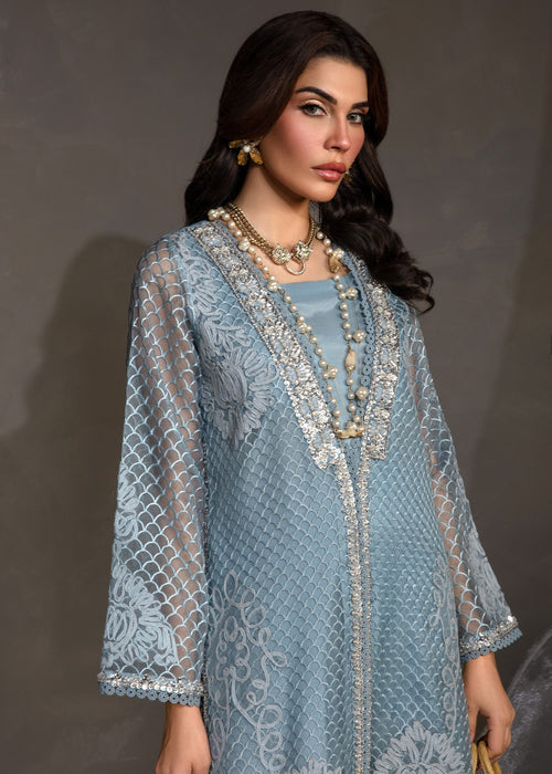 Saira Shakira | Zarae Luxury Pret | Cyan