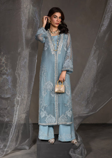 Saira Shakira | Zarae Luxury Pret | Cyan