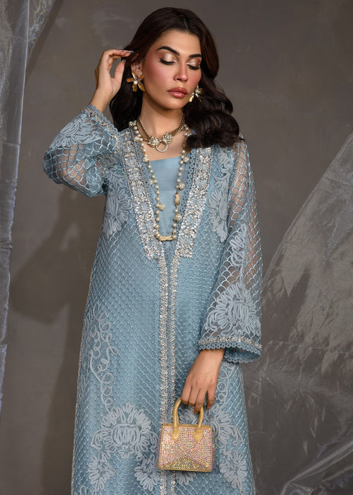 Saira Shakira | Zarae Luxury Pret | Cyan