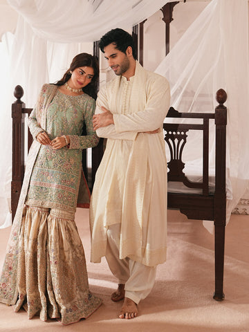 Noor - Bosky Embroidered Kurta Shalwar