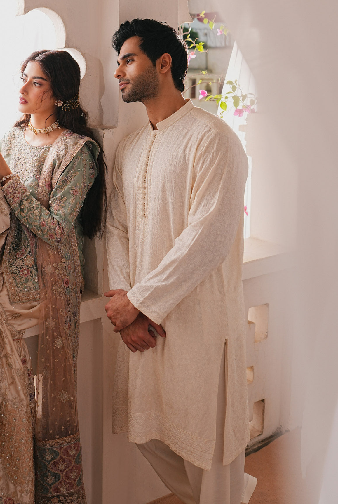 Noor - Bosky Embroidered Kurta Shalwar