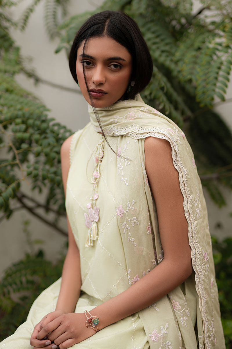 Cross Stitch | Mahiri Lawn 25 | CANARY GREEN