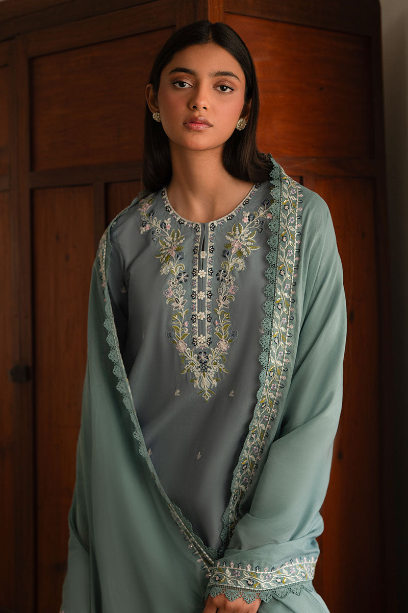 Cross Stitch | Mahiri Lawn 25 | MOONLIGHT BLUE