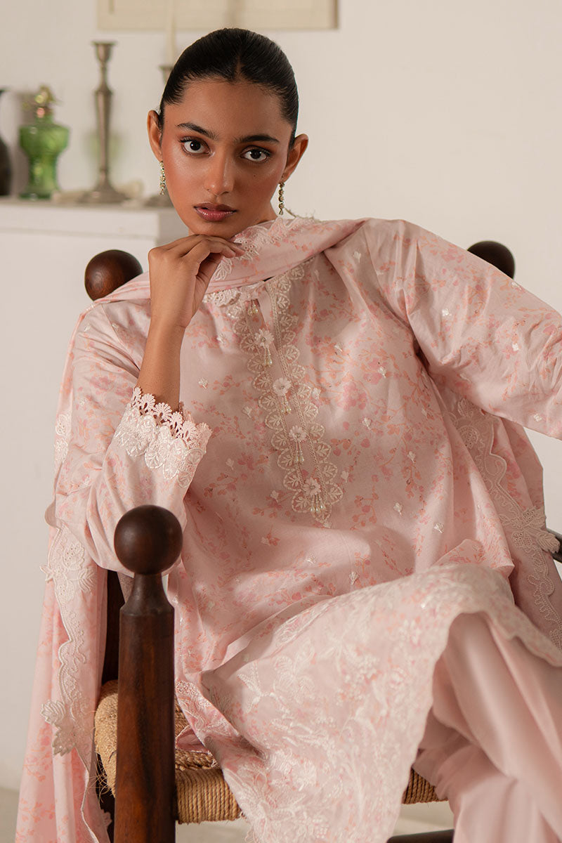 Cross Stitch | Mahiri Lawn 25 | PEACH PEARL