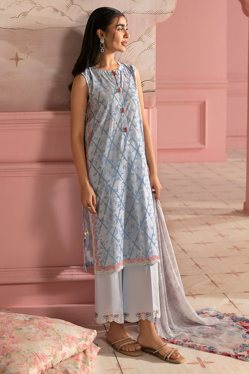 Cross Stitch | Premium Lawn 25 | AQUA ICE