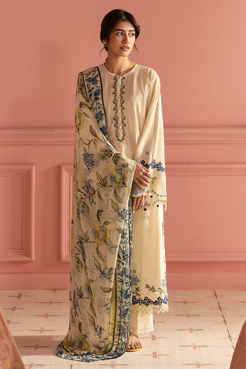 Cross Stitch | Premium Lawn 25 | BLUE ALLURE