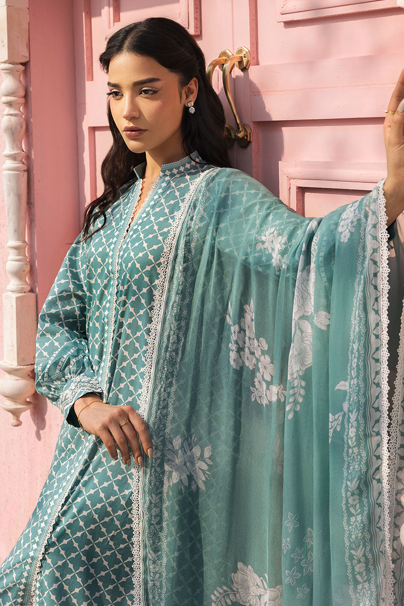 Cross Stitch | Premium Lawn 25 | TEAL GRACE