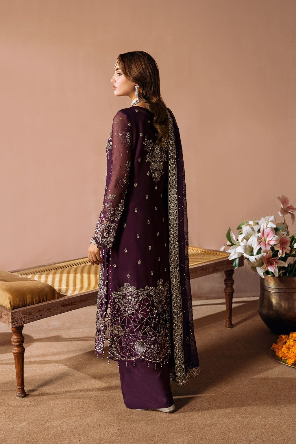 Ramsha | Dastak Luxury Chiffon Collection | Q-208